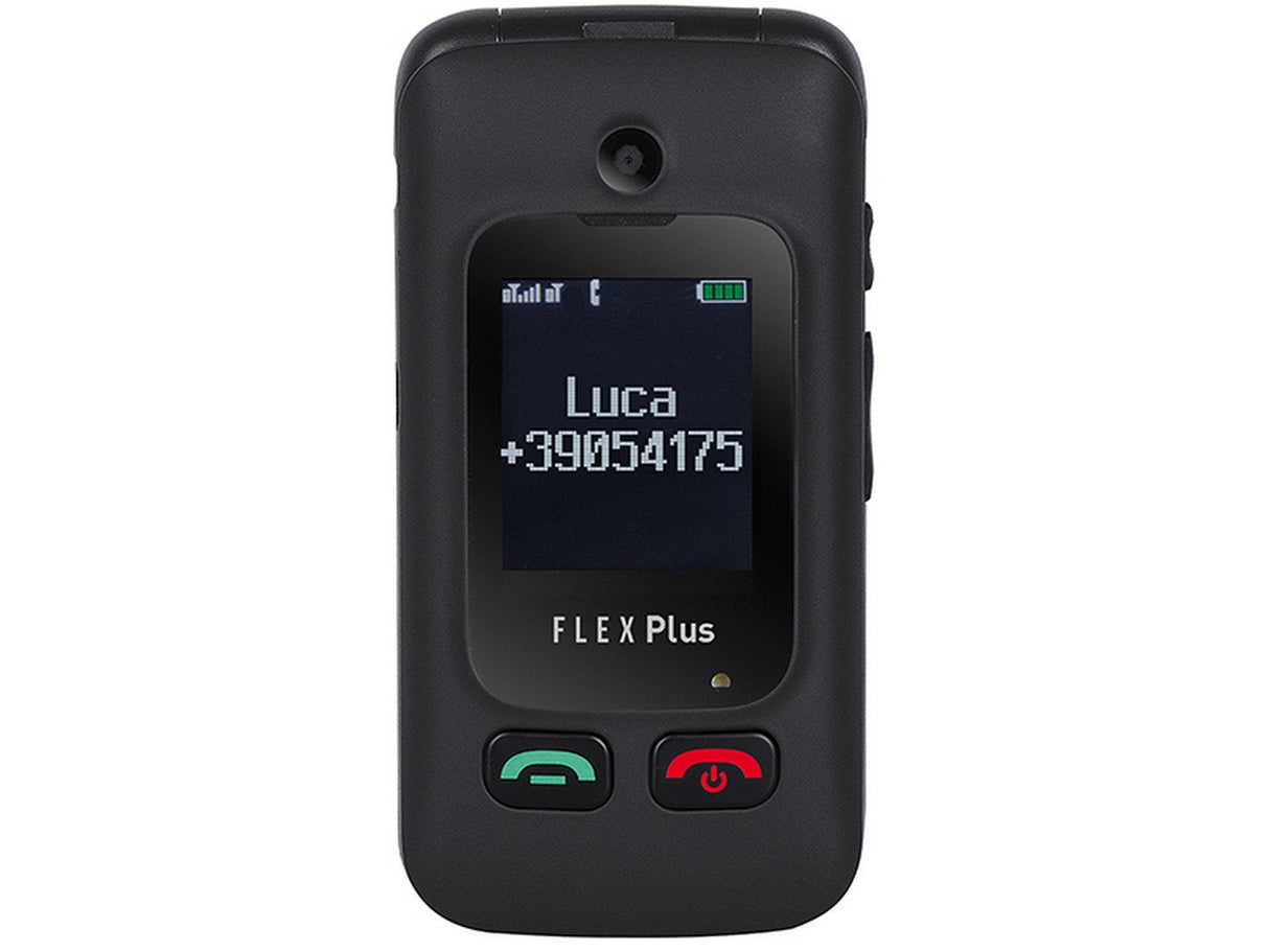 EAN 8011000018553 - Trevi Flex Plus 55 6,1 cm (2.4") Negro Teléfono para personas mayores imagen 2