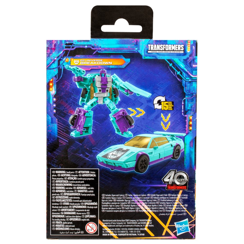 Figura Hasbro Transformers Legacy United Deluxe G2 Universe Breakdown