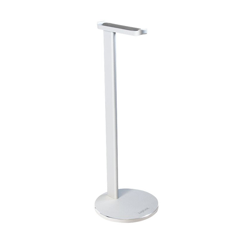 Logilink Aa0105 Soporte Para Auriculares De Aluminio Blanco