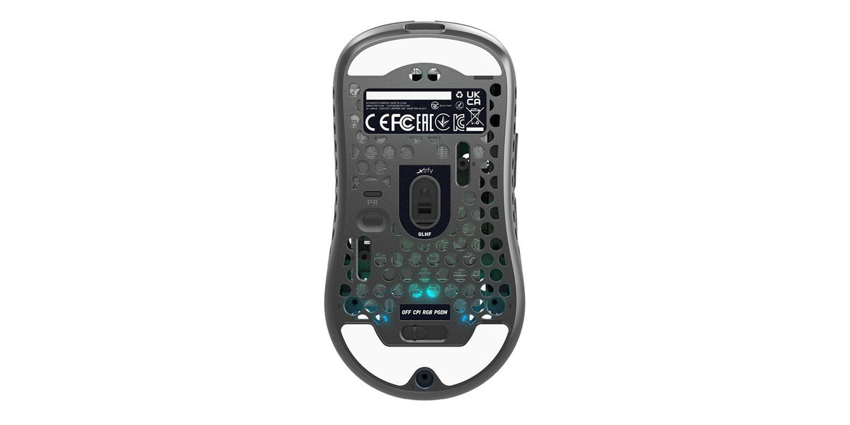 Xtrfy M42w-Rgb-Black Ratón Ambidextro Usb Tipo A Óptico 16000 Dpi