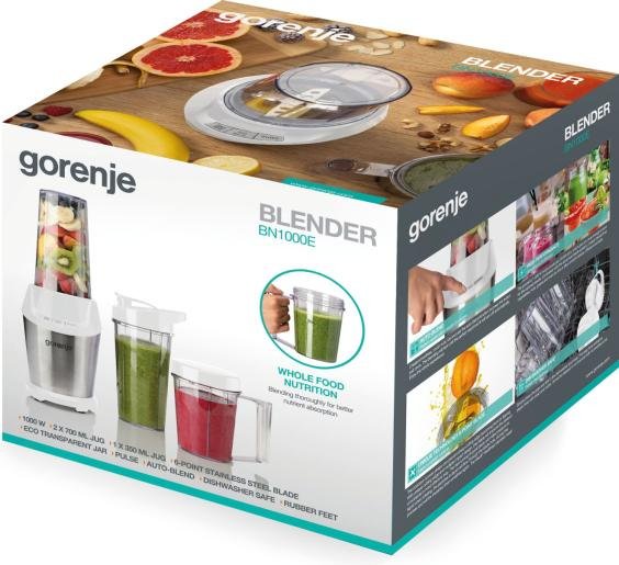 Batidora Gorenje Bn1000e 0,75 L De Vaso 1000 W Blanco