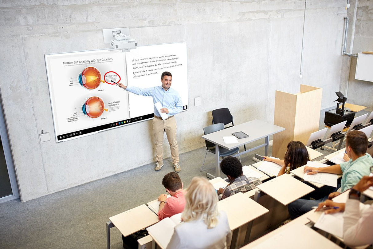 Proyector Epson Eb-1485fi, 5000 Lúmenes Ansi, 3lcd, 1080p (1920x1080), 2500000:1, 16:9, 1651 - 2540 Mm (65 - 100")