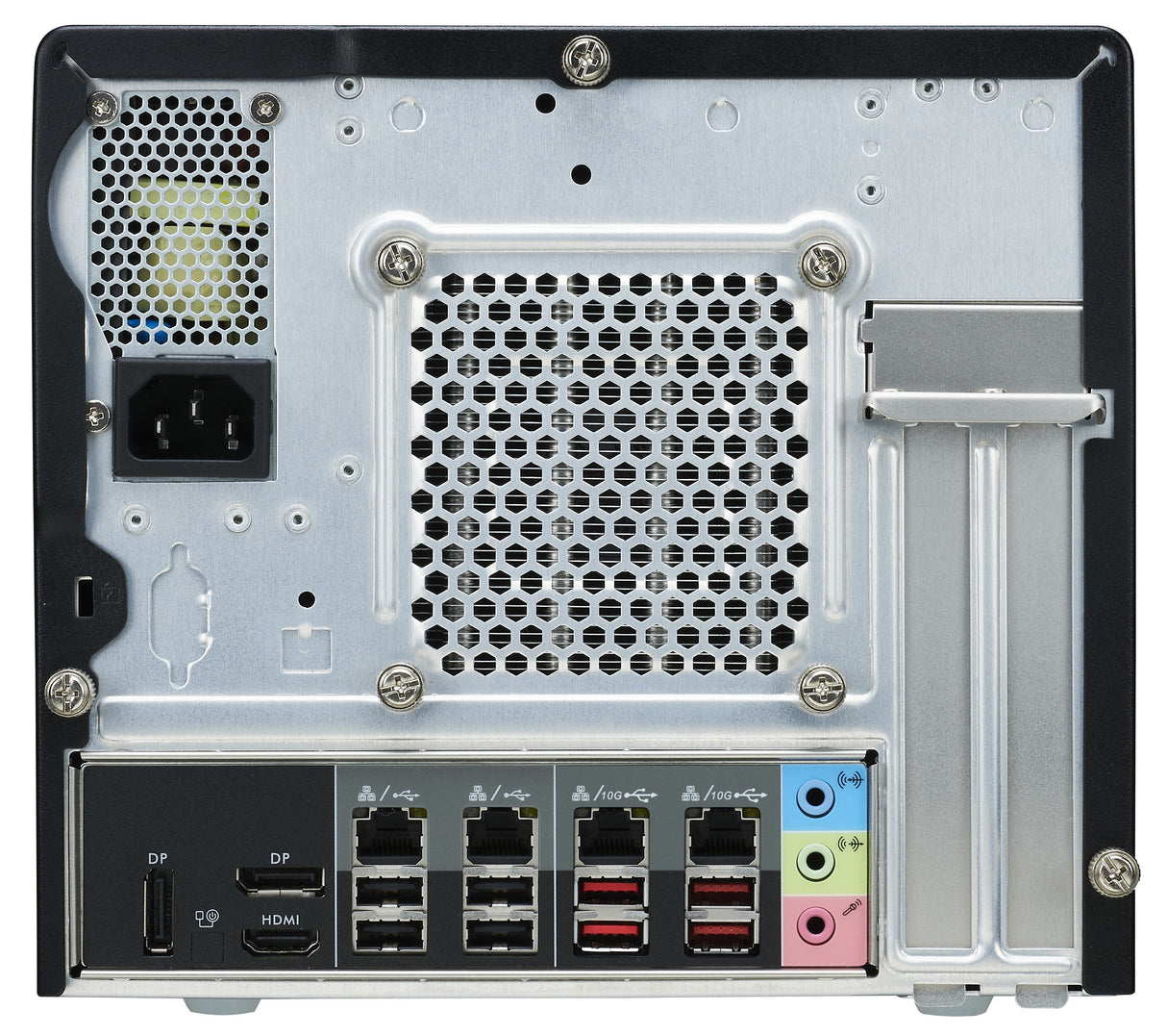 EAN 0887993005447 - Shuttle XPC cube SW580R8 PC/estación de trabajo barebone Cubo Negro Intel W580 LGA 1200 (Socket H5) imagen 3