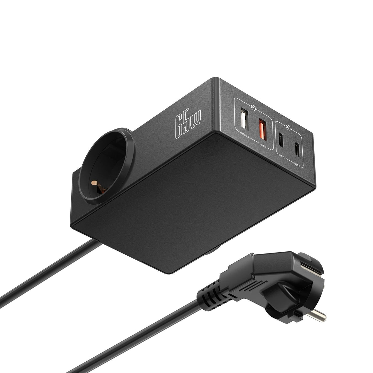 Ewent Estación De Carga Usb Gan Fast De 65w 2 Usb A Y 2 Usb C