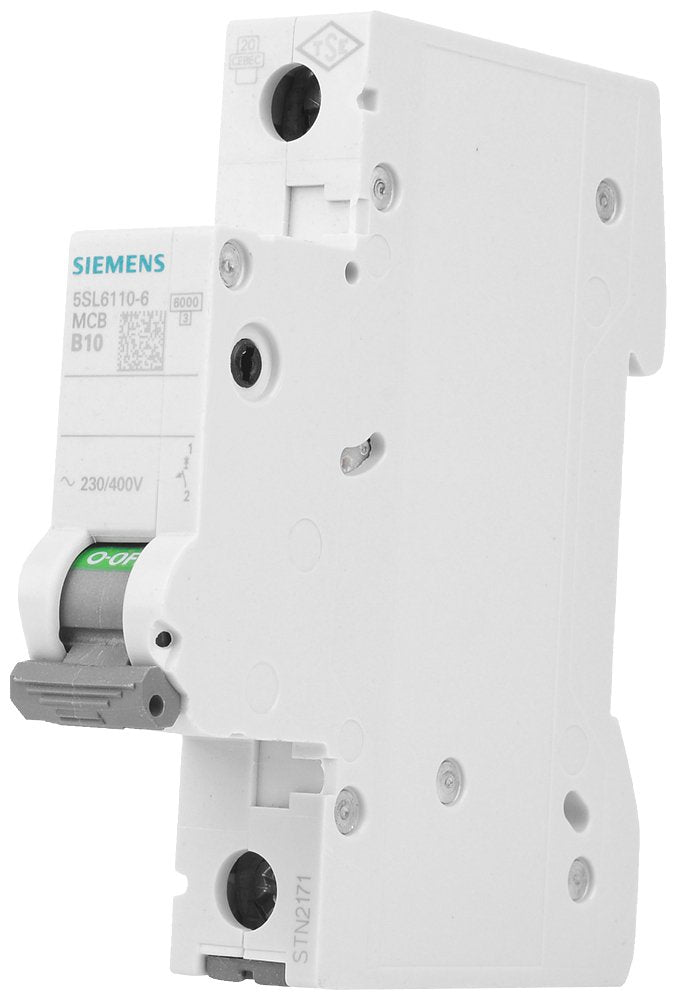Siemens Automat B 10a 5sl61106 230 400v 6ka 1p