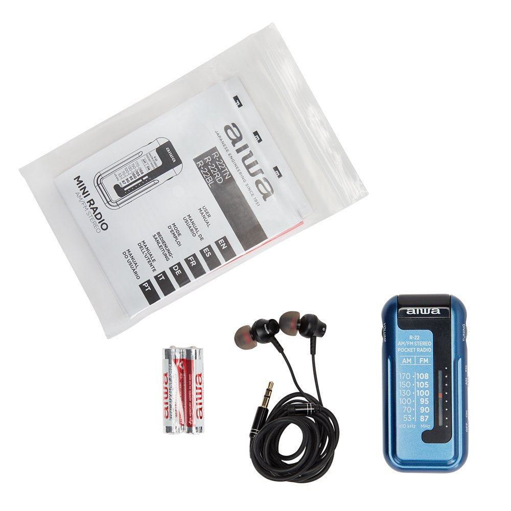 Radio Portátil Aiwa R-22bl Azul