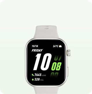 EAN 6977887510134 - Honor InfoWear Watch 2i 4,7 cm (1.85") AMOLED 49.7 mm Digital 390 x 450 Pixeles Pantalla táctil Blanco imagen 3