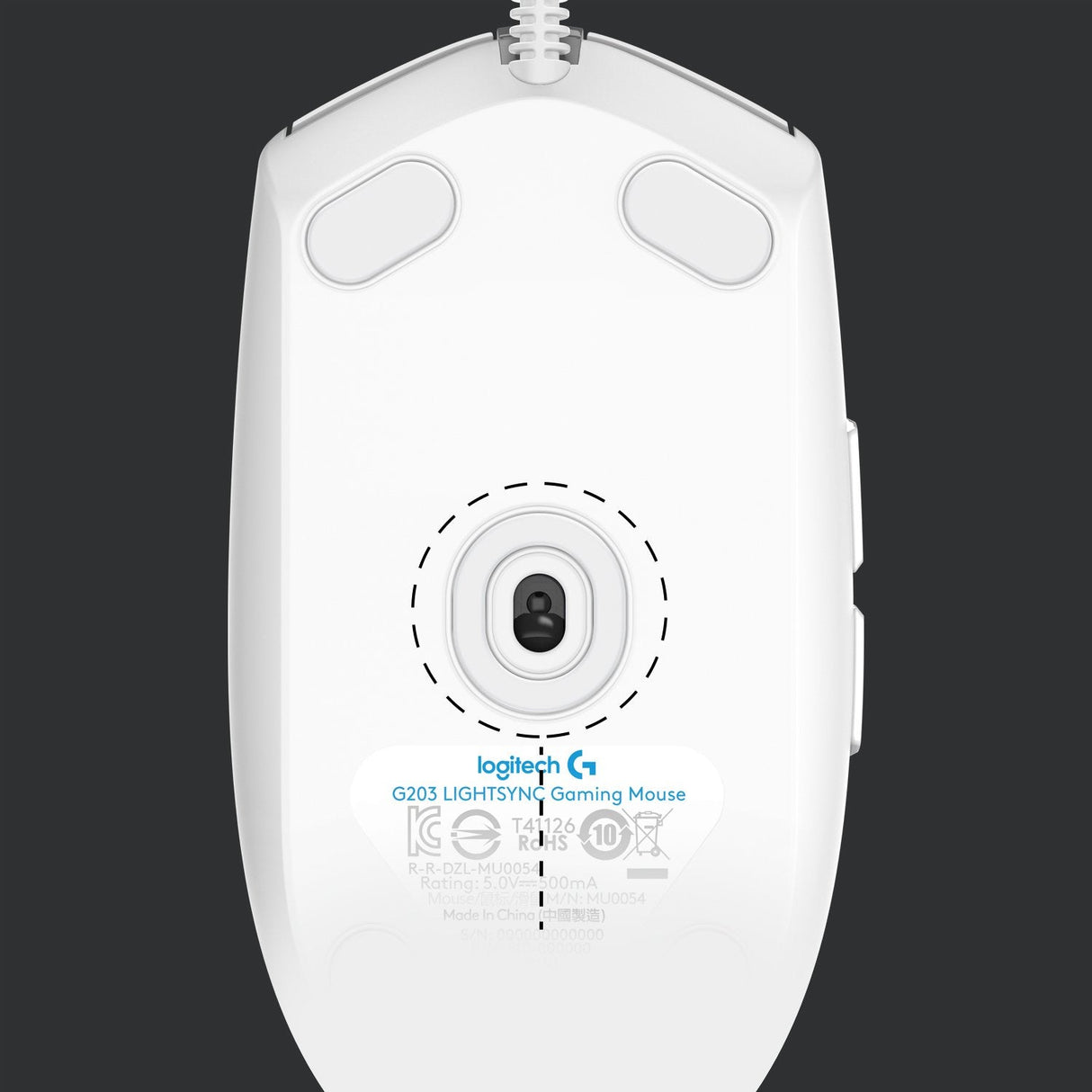 EAN 5099206089174 - Logitech G 910-005797 ratón Juego USB tipo A 8000 DPI imagen 3