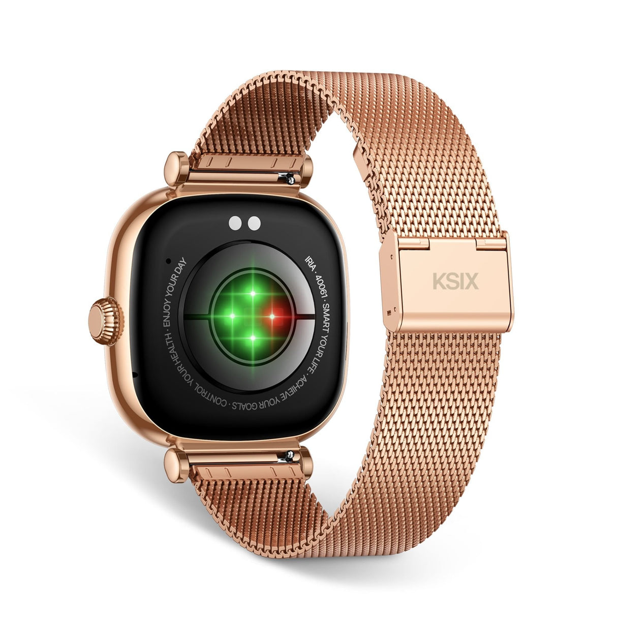 Ksix Iria Rosa Smartwatch 1.7" 2 Correas (Metal + Silicona)
