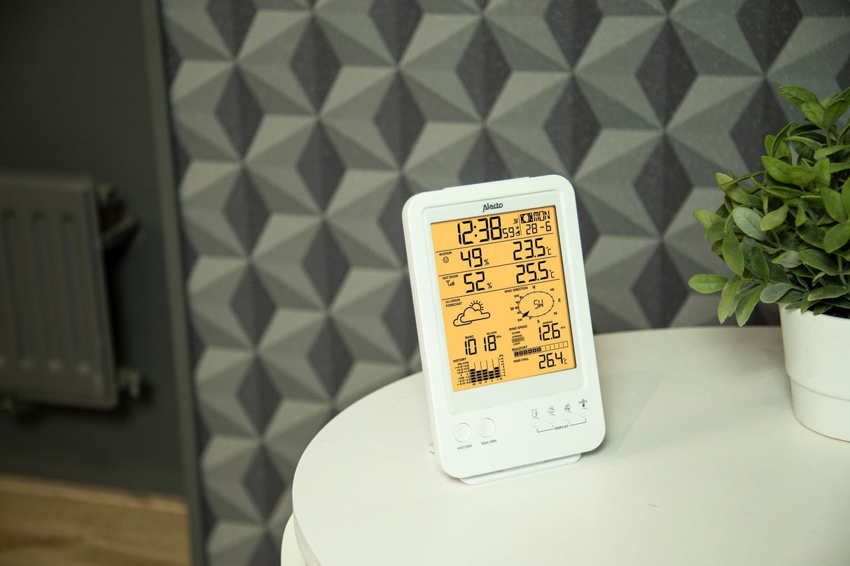 Alecto Ws-4800 Professionelle Wetterstation Mit Funksensor