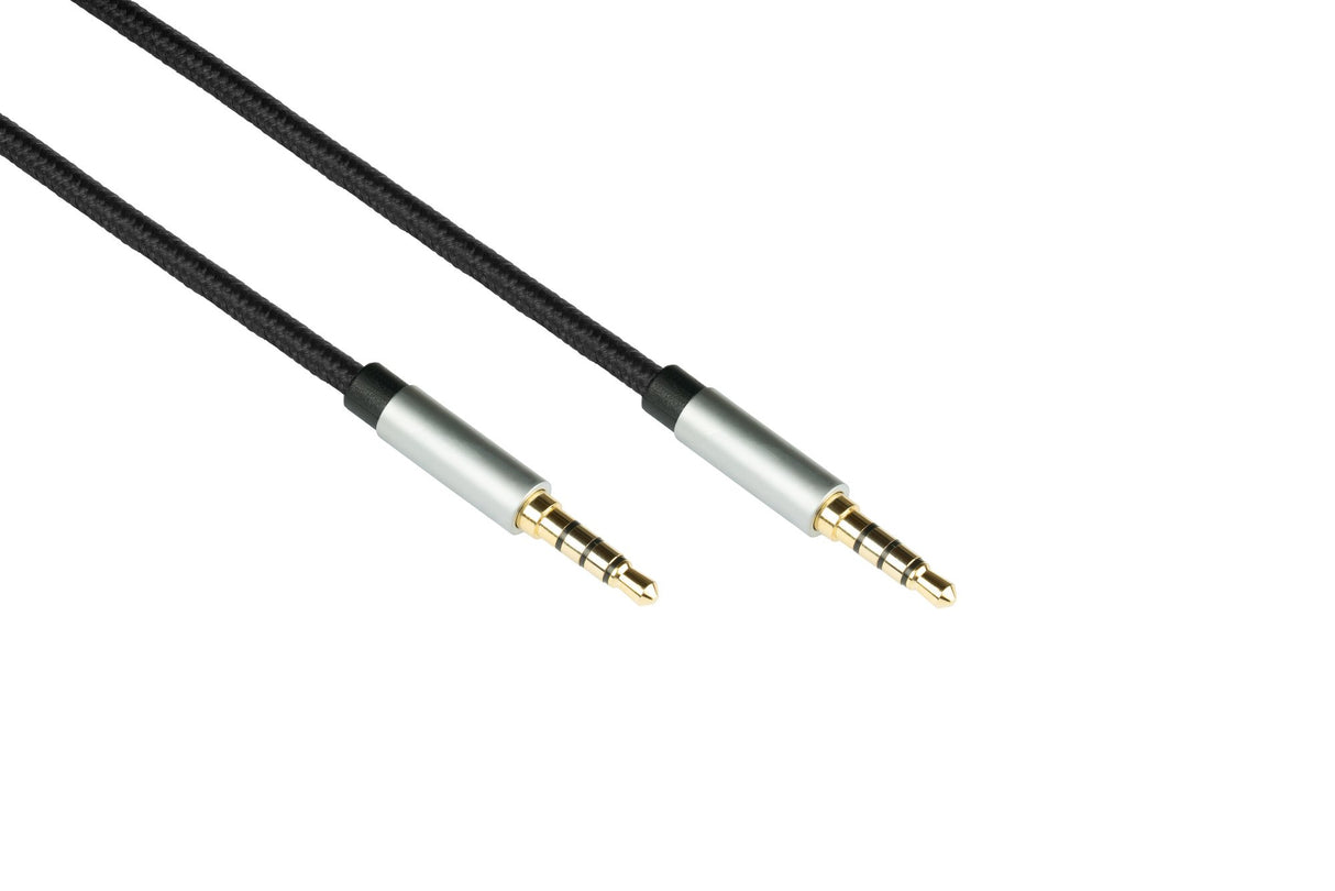 EAN 4014619309214 - Python GC-M0227 cable de audio 1 m 3,5mm Negro imagen 2