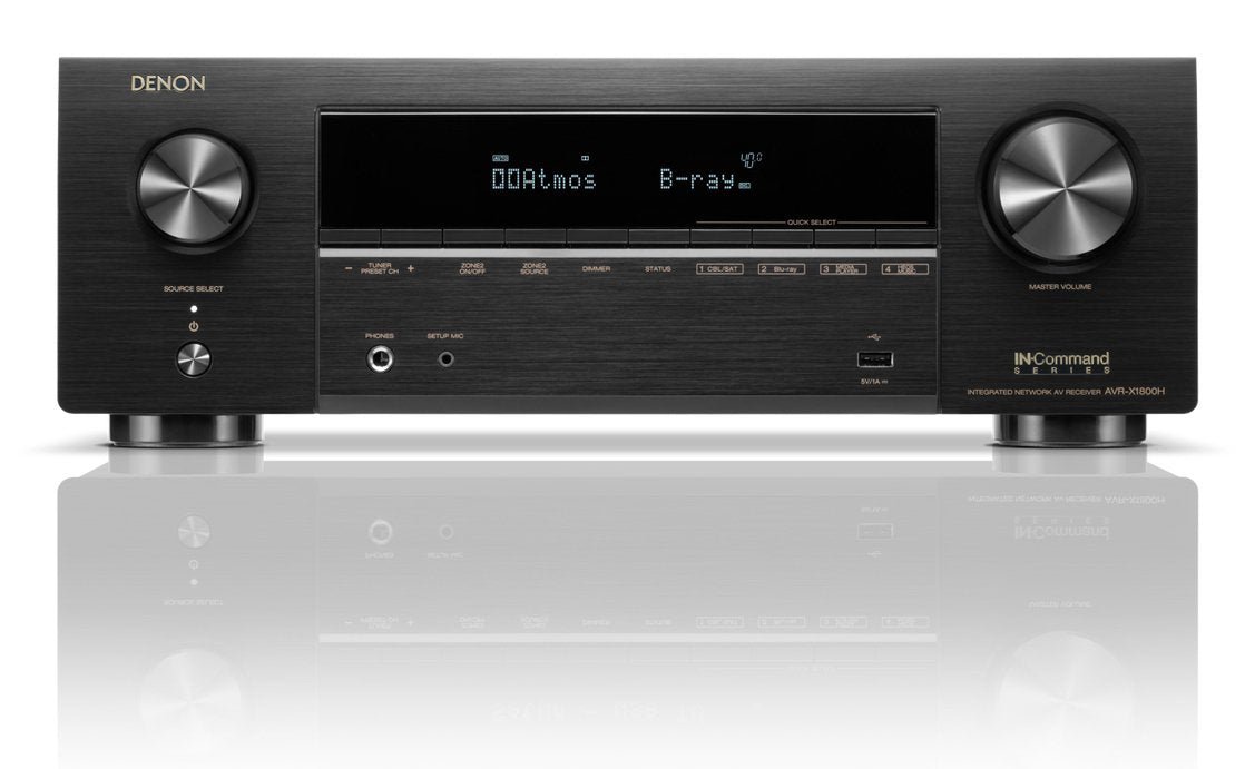 Denon Avr-X1800h 145w 7.2 Dab Negro - Receptor Av