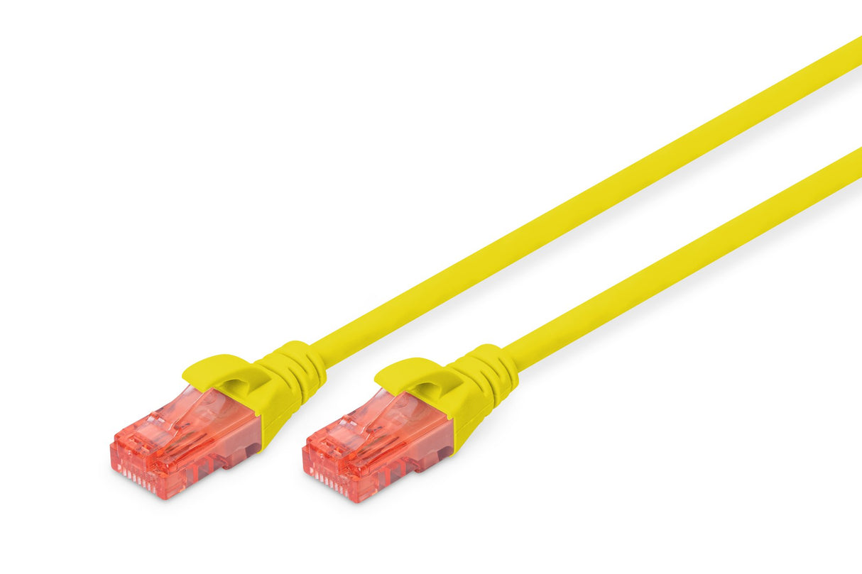 EAN 4016032387732 - Digitus DK-1617-010/Y cable de red Amarillo 1 m Cat6 U/UTP (UTP) imagen 1