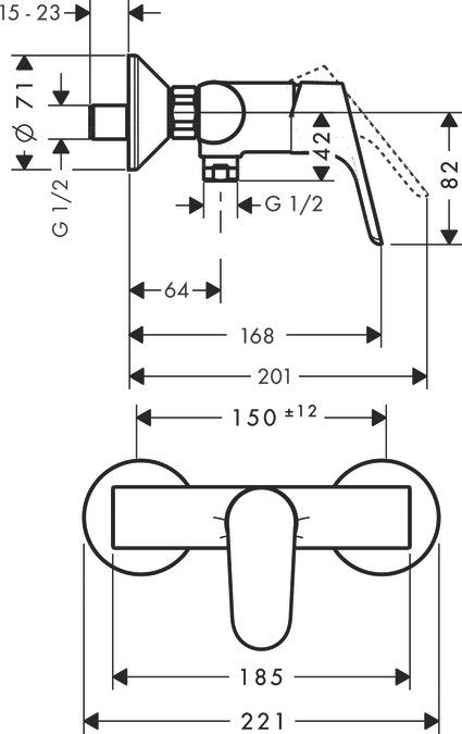 EAN 4011097591544 - Hansgrohe Focus Cromo imagen 2
