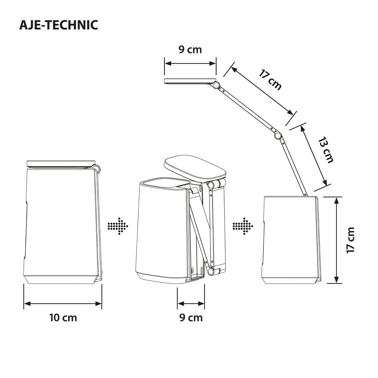 EAN 5901443120698 - Activejet AJE-TECHNIC lámpara de mesa Bombilla(s) no reemplazable(s) 7 W G Blanco imagen 8