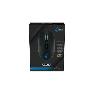 EAN 4260664871217 - MediaRange MRGS202 ratón Juego mano derecha USB tipo A Óptico 4000 DPI imagen 1