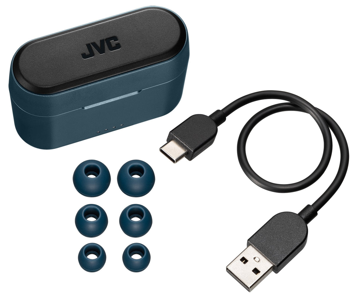 Jvc Ha-A9t Powerful Sound True Wireless Headphones Black
