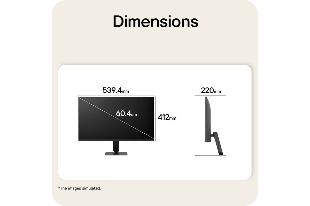 Monitor Lg 24u411b-B 23.8' Full Hd Negro