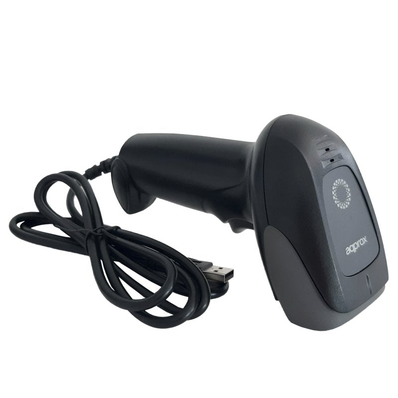 EAN 8435099530473 - Approx appLS11 Lector de códigos de barras portátil 1D Laser Negro imagen 2