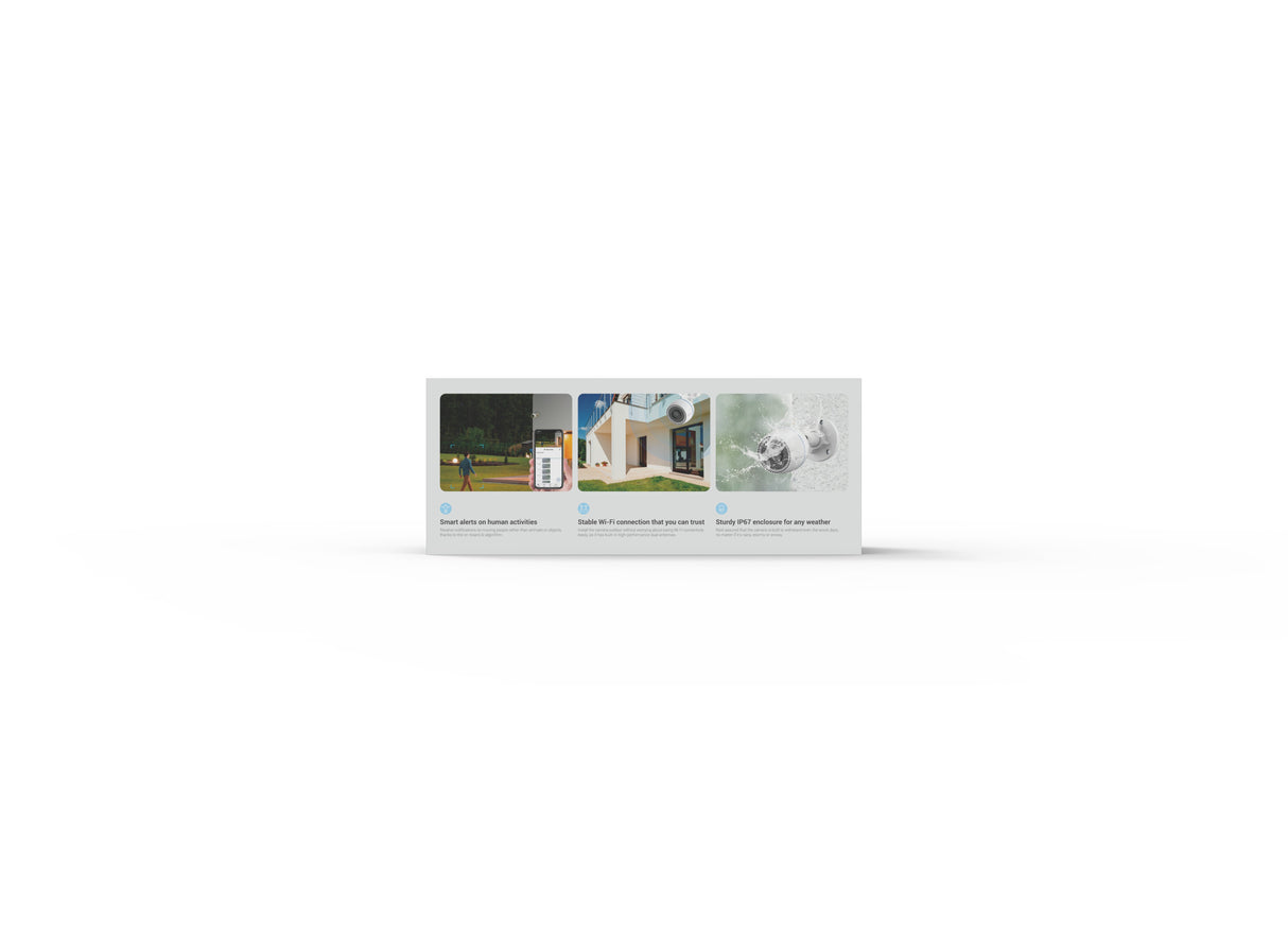EAN 6941545614731 - EZVIZ H3c Bala (forma) Cámara de seguridad IP Exterior 1920 x 1080 Pixeles Pared imagen 10