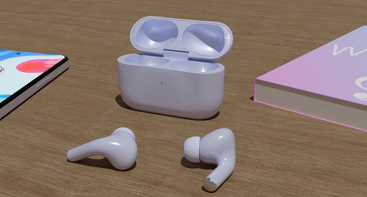 Auriculares Gembird Bt Tws Violeta