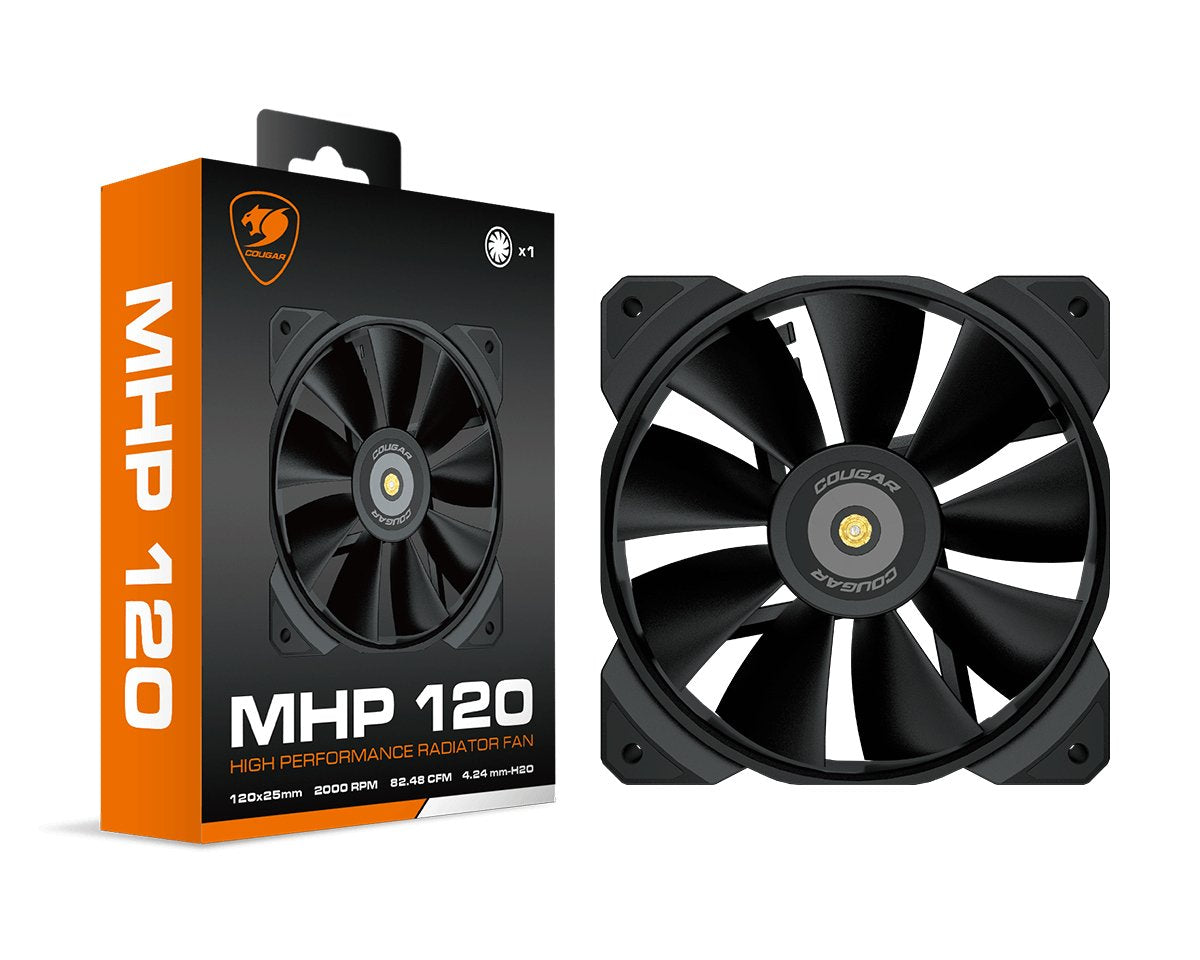 Ventilador Pc Cougar Mhp 120, Negro