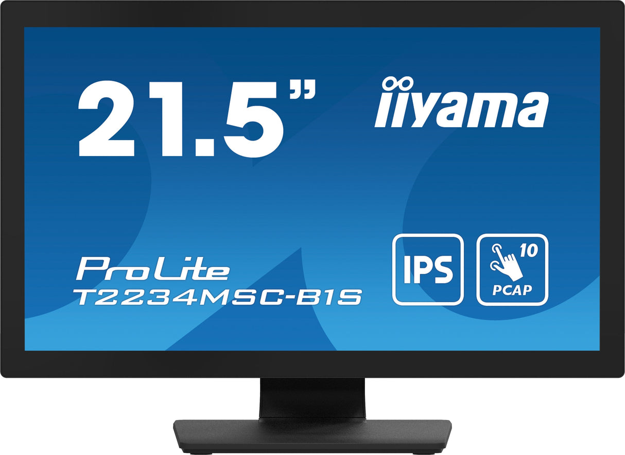 Iiyama 54.6cm 21,5" T2234msc-B1s 16:9 M-Touch Hdmi+Dp Ips Retail