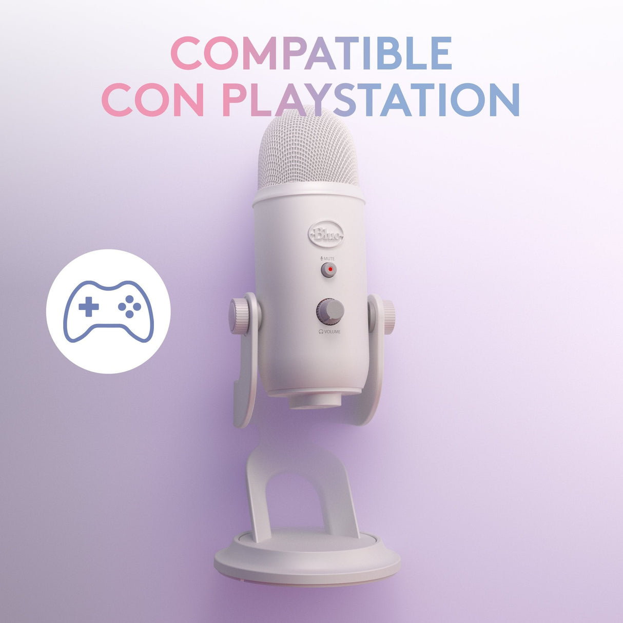 EAN 5099206106239 - Blue Microphones Yeti Aurora Collection Blanco Micrófono de superficie para mesa imagen 7