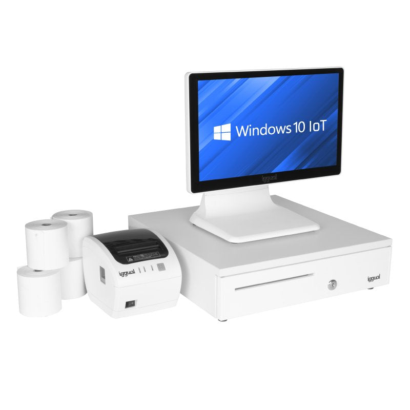 EAN 2517102511269 - iggual IGG320174pack N100 3,4 GHz 39,6 cm (15.6") 1920 x 1080 Pixeles Pantalla táctil Blanco imagen 1