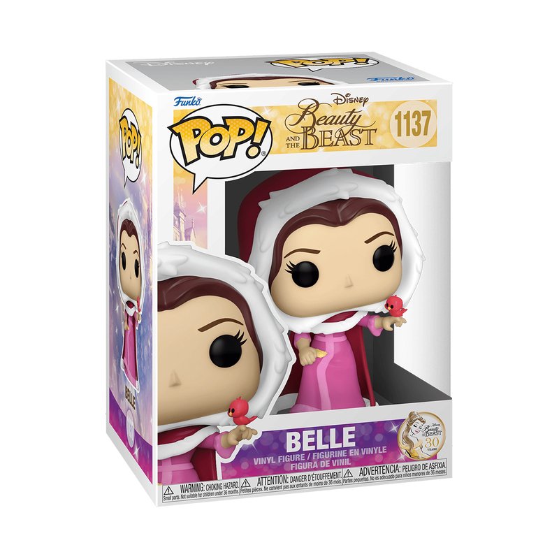 Figura Pop Disney La Bella Y La Bestia Winter Belle
