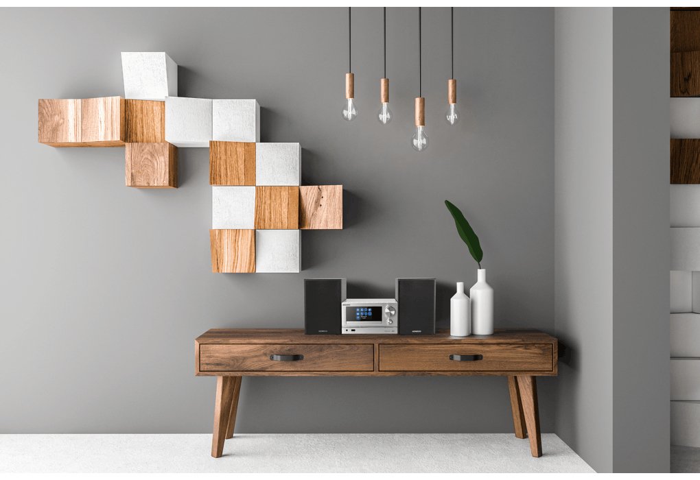 Kenwood M-7000s Smart Micro Hifi-Symem Mit Dab+, Wifi, Internetradio Plata