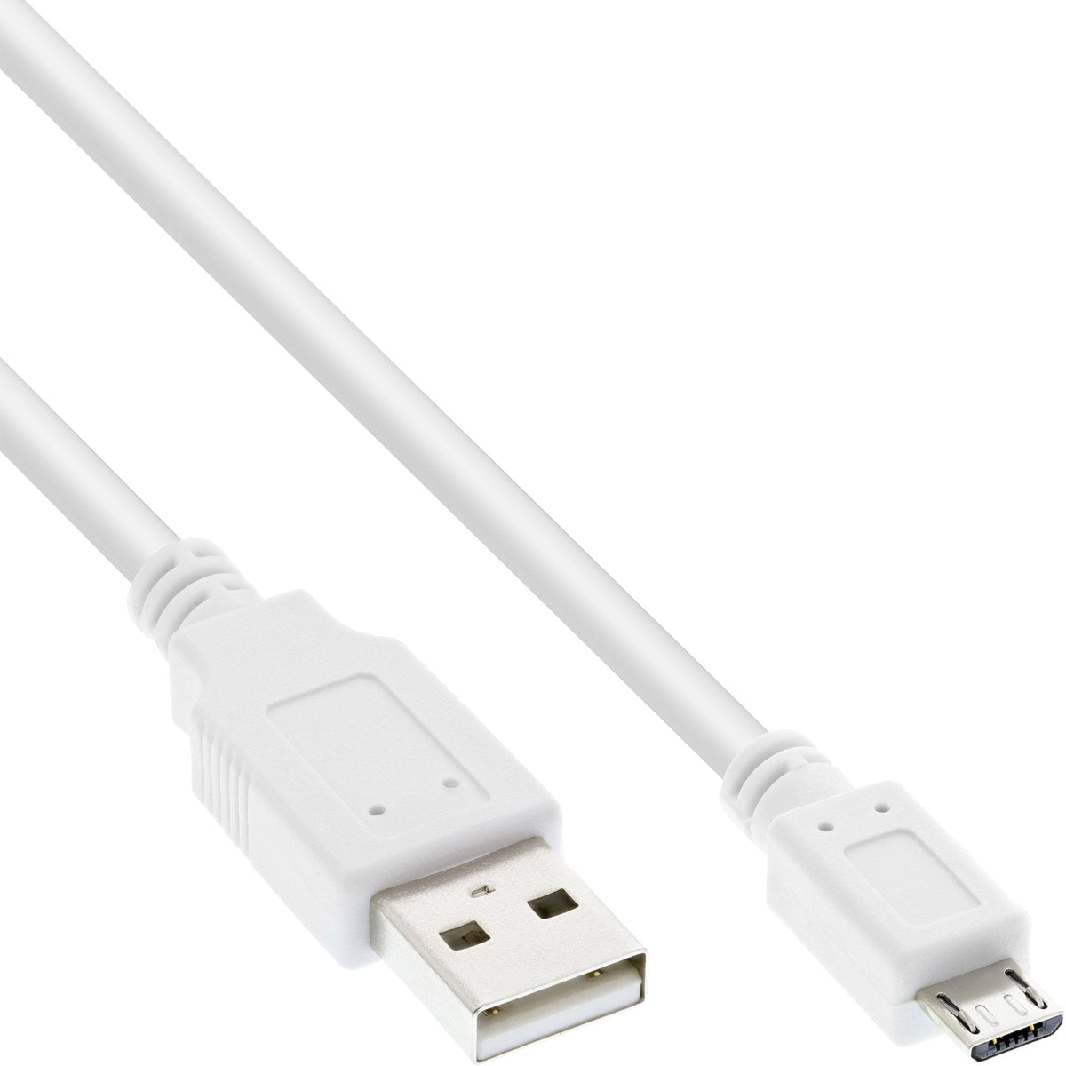 Cable Inline Micro Usb 2.0 Conector Usb-A A Conector Micro-B Blanco 1,5 M