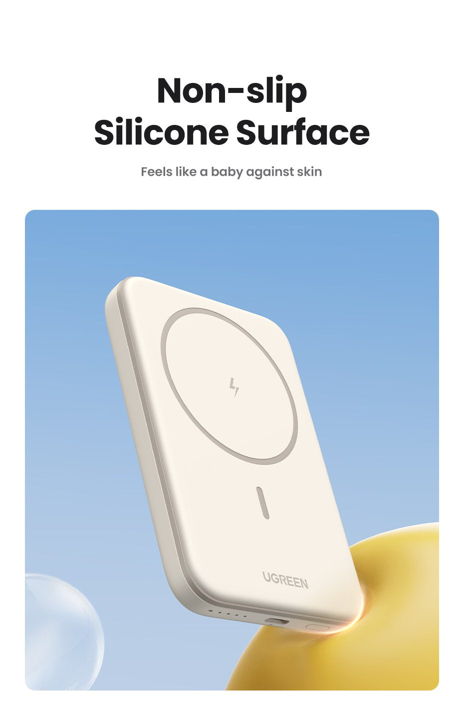 Ugreen 10000mah Mini Powerbank Wireless 20w With Magsafe White