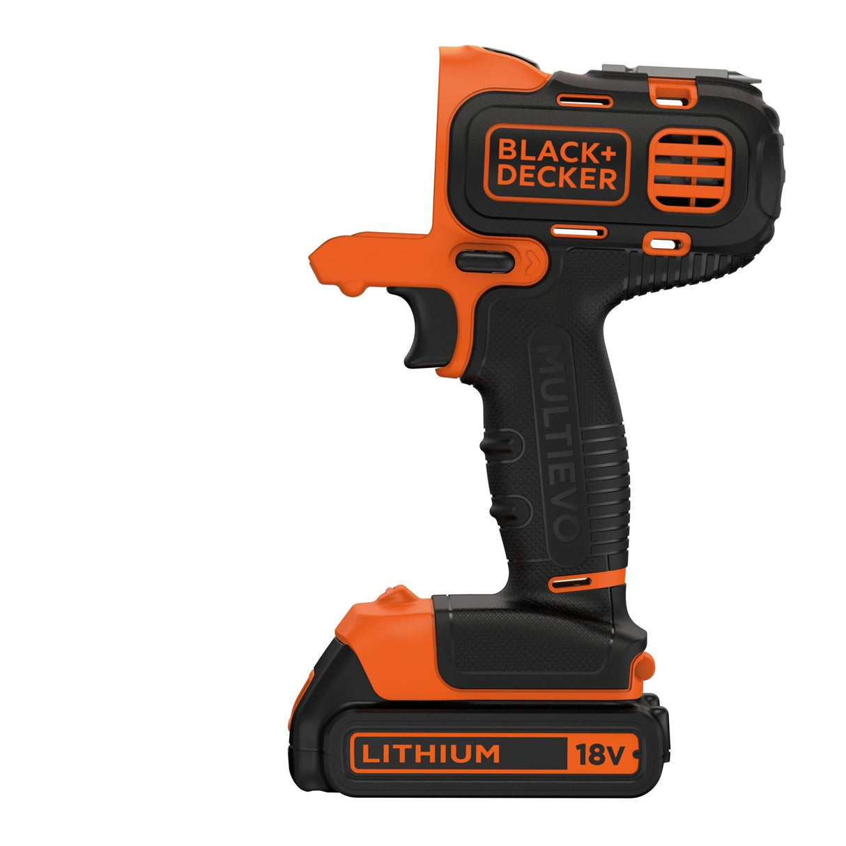 Taladro Black+Decker Mt218k-Qw 1,46 Kg Negro, Naranja, Taladro/Destornillador Negro/Naranja, Batería, Ión De Litio, 18 V, 1,46 Kg