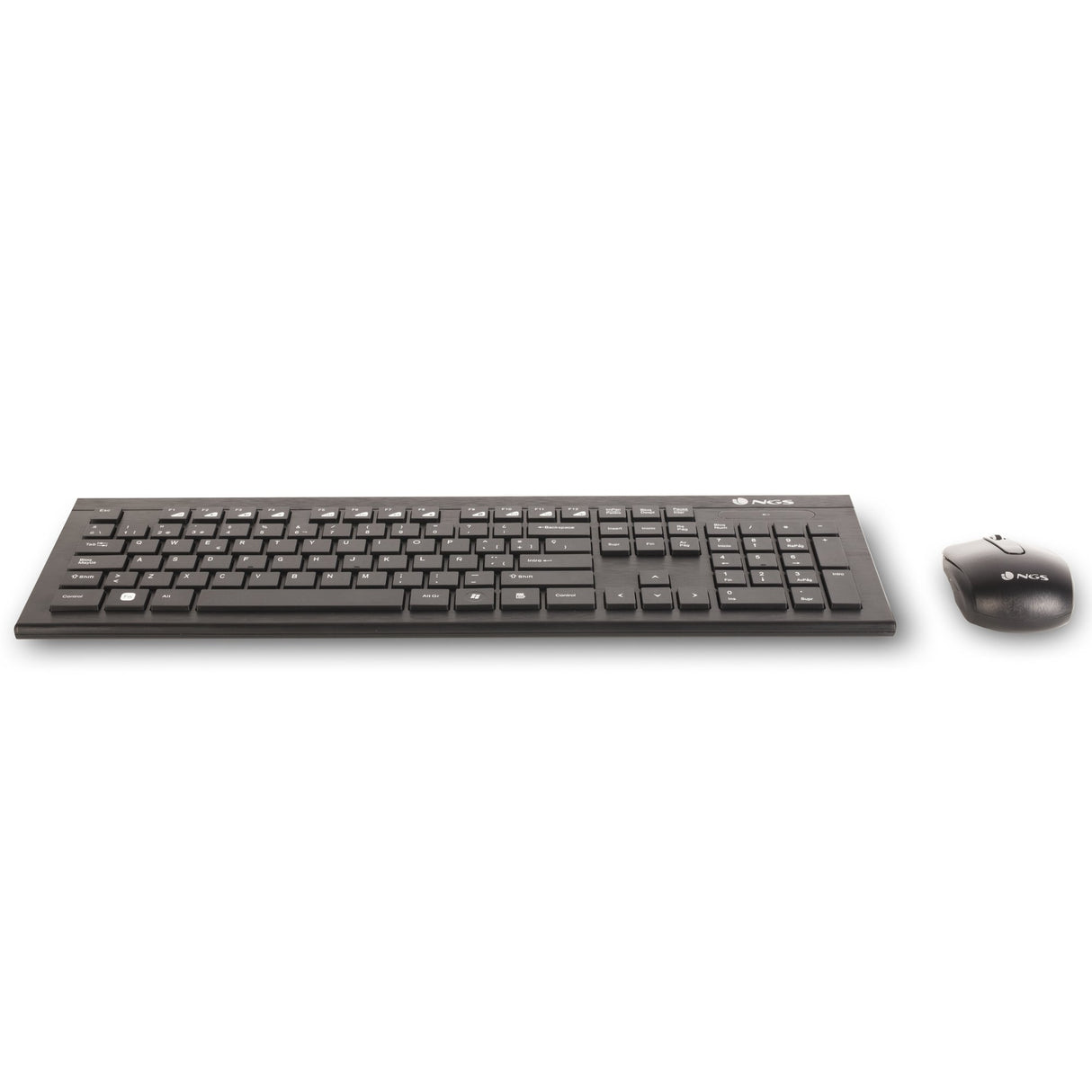 EAN 8435430608007 - NGS Dragonfly Kit, QWERTY, ES teclado Ratón incluido Universal RF inalámbrico Negro imagen 5