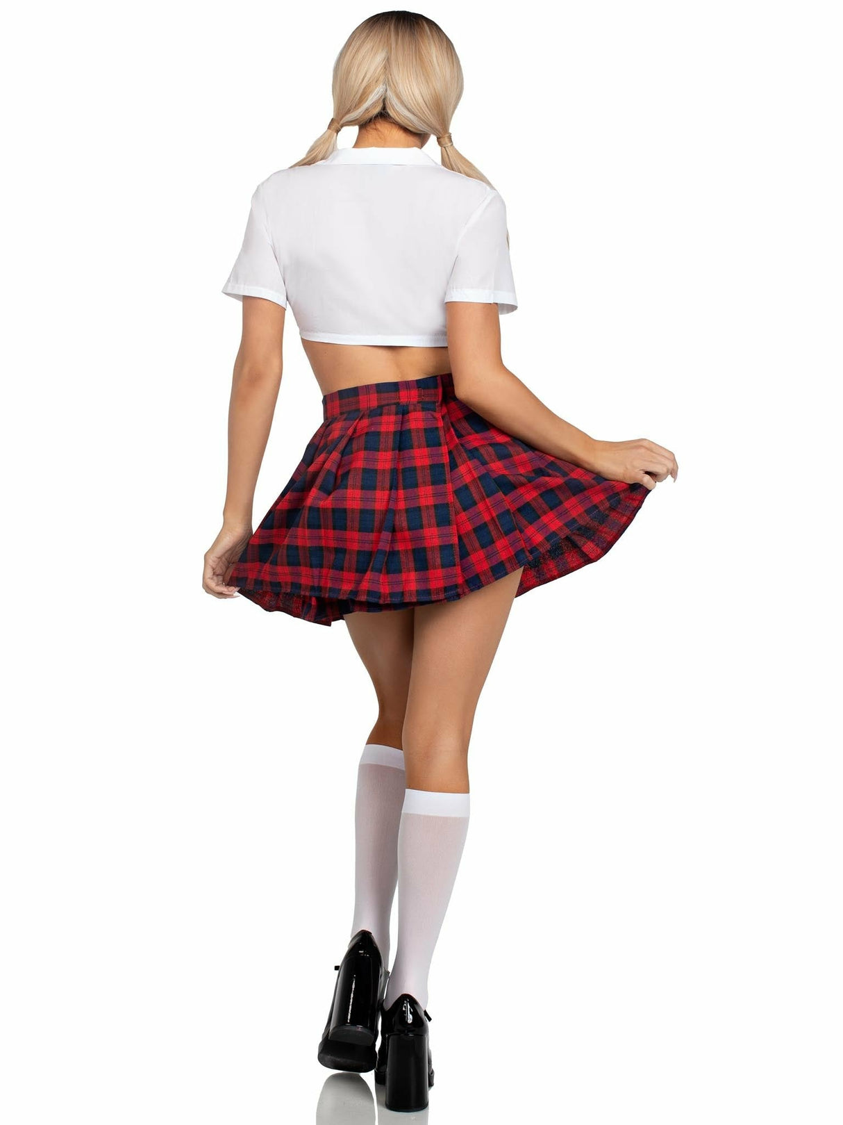 Leg Avenue - Disfraz Colegiala Clásico Rojo M/L