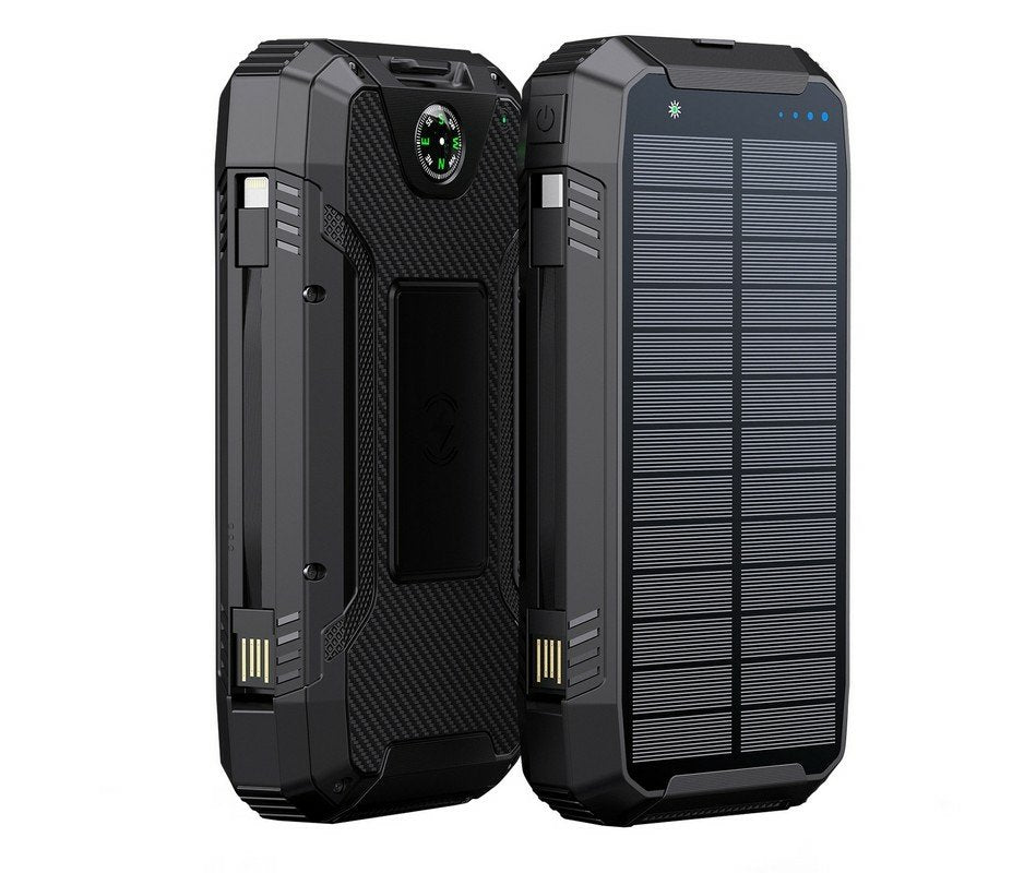EAN 5908246727482 - PowerNeed S20000Q cargador de dispositivo móvil Universal Negro Lightning, Solar, USB Cargador inalámbric imagen 1