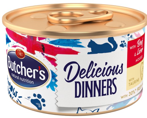 Butcher'S Classic Delicious Dinners Con Carne De Res E Hígado - Lata De 85g