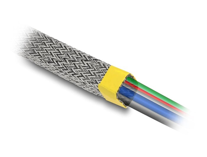 Delock 20938 Funda Trenzada Para Protección Emi Estirable 10 M X 10 Mm
