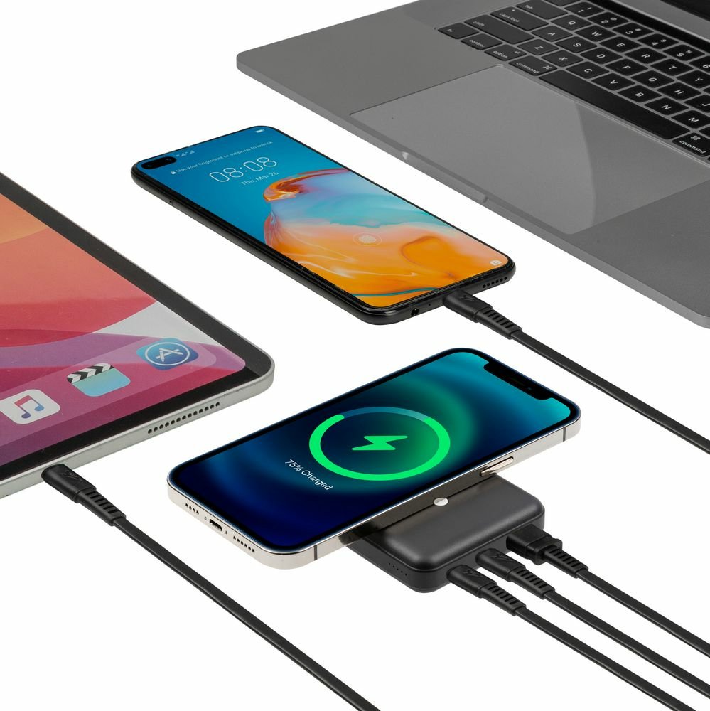 EAN 4260709013374 - Rivacase VA2604 batería externa Polímero de litio 10000 mAh Cargador inalámbrico Negro imagen 8