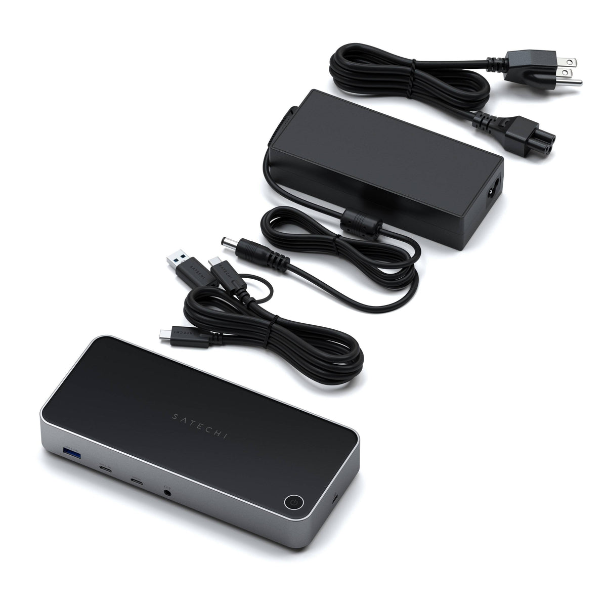 Satechi Triple 4k Display (Mac/Windows Os) 2x Dp 1.4 4k/60 Hz 3x Hdmi 2.0 4k60 Hz Usb 3.1 Usb-C 3.1 2x Usb 3.0 Usb-C 3.0 Rj-45