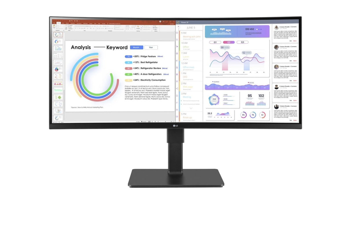 EAN 8806091855275 - LG 34BQ77QB-B pantalla para PC 86,4 cm (34") 3440 x 1440 Pixeles UltraWide Quad HD LED Negro imagen 1