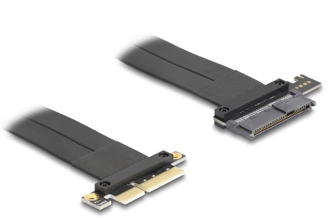 Delock 81507 Riser Card Pci Express 3.0 X4 Male To U.2 Sff-8639 Ssd Slot With Cable 30 Cm