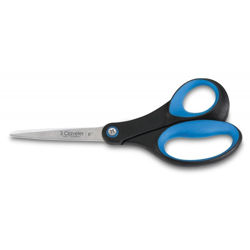 EAN 8410990004407 - 3 Claveles 00440 tijera de cocina 200 mm Negro, Azul, Acero inoxidable Universal imagen 1