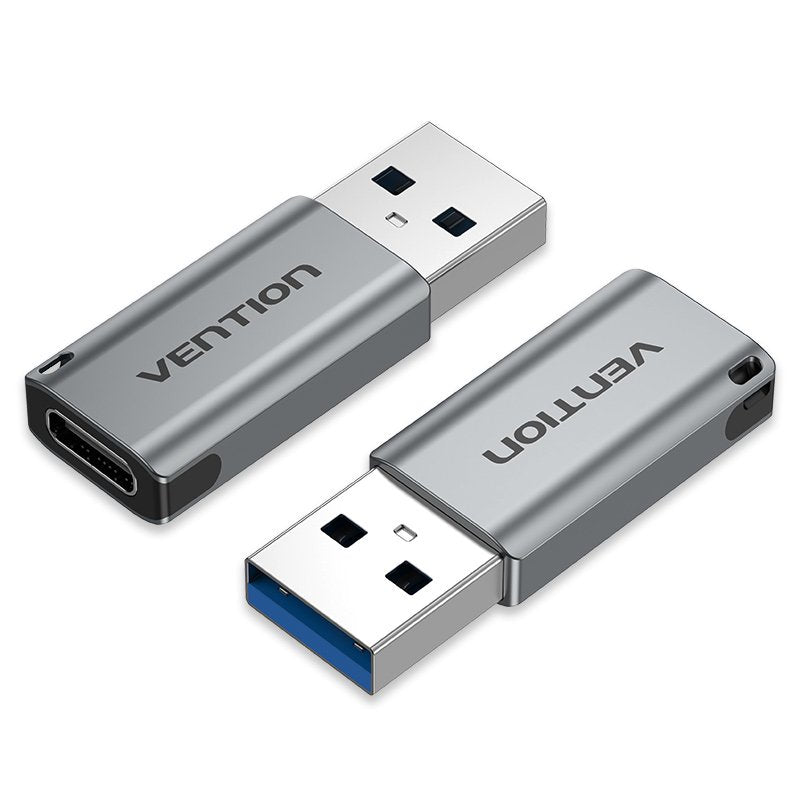 EAN 6922794749108 - Vention CDPH0 cambiador de género para cable USB A USB C Gris imagen 1