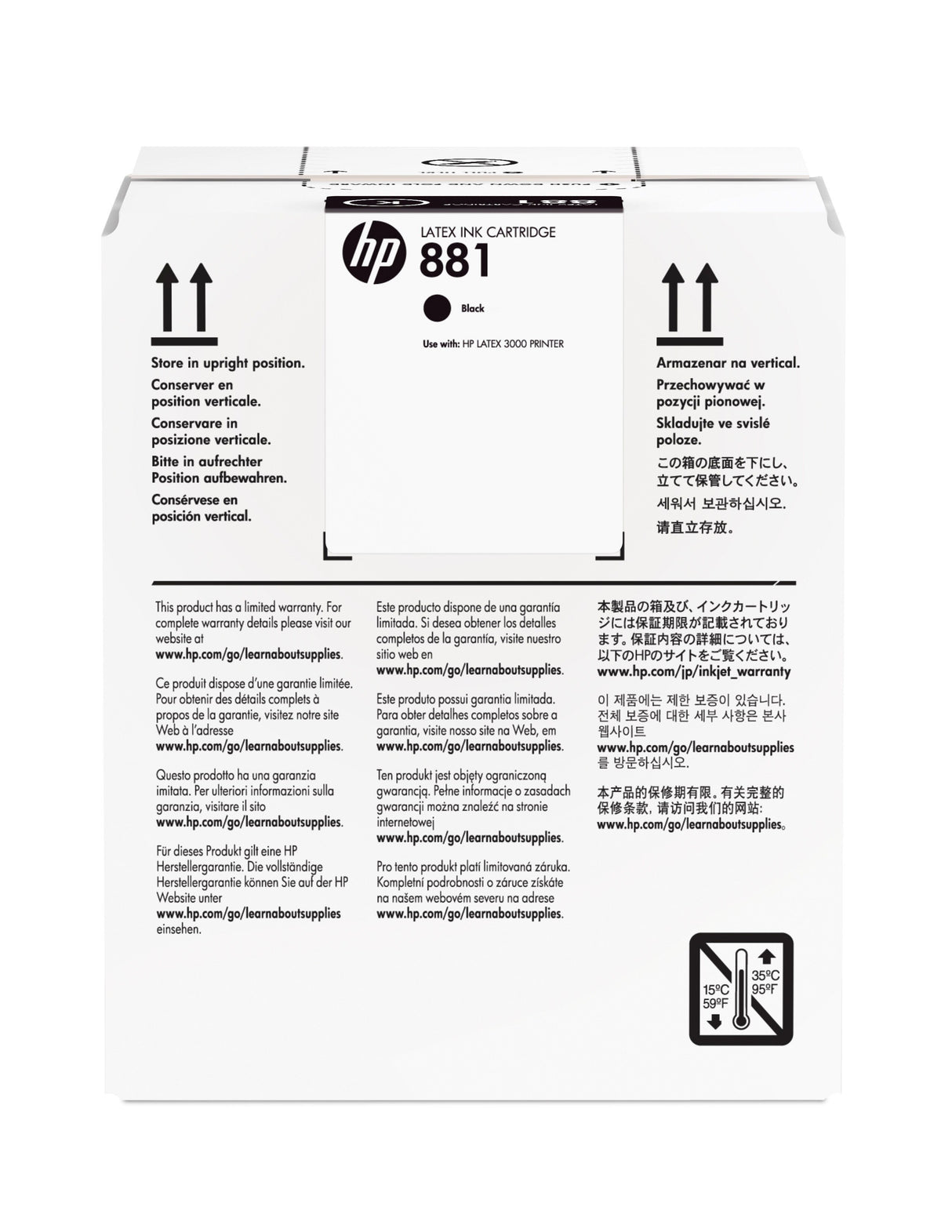 EAN 887758106679 - HP 881 5-liter Black Latex Ink Cartridge cabeza de impresora Inyección de tinta térmica imagen 1