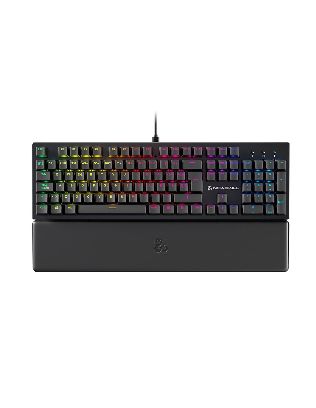 EAN 8435443704109 - Newskill Gaming NS-KB-SERIKEV2 teclado Juego USB QWERTY Español Negro imagen 1