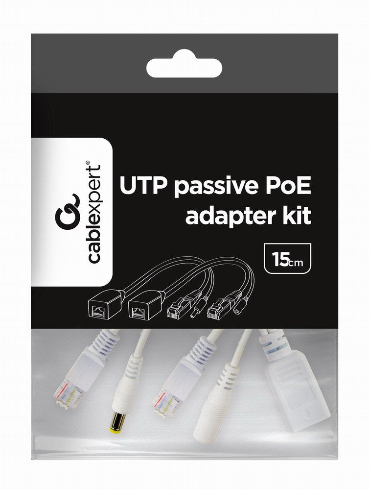EAN 8716309087292 - Gembird PP12-POE-0.15M-W adaptador e inyector de PoE imagen 2