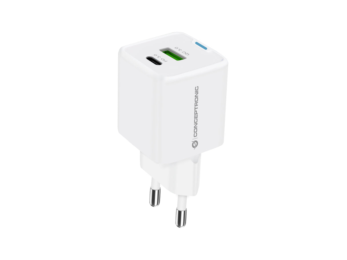 EAN 4015867236482 - Conceptronic ALTHEA16W cargador de dispositivo móvil Universal Blanco Corriente alterna Carga rápida Inte imagen 2