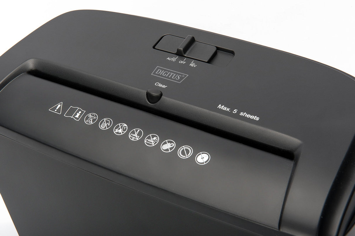 EAN 4016032459811 - Digitus DA-81606 triturador de papel Corte cruzado 74 dB 22 cm Negro imagen 6